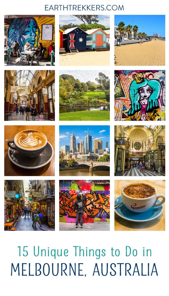 Best things to do in Melbourne, Australia: the MCG, Hosier Lane, Block Arcade, Queen Victoria Market, Royal Botanic Garden, best coffee shops, day trip to the Great Ocean Road.
